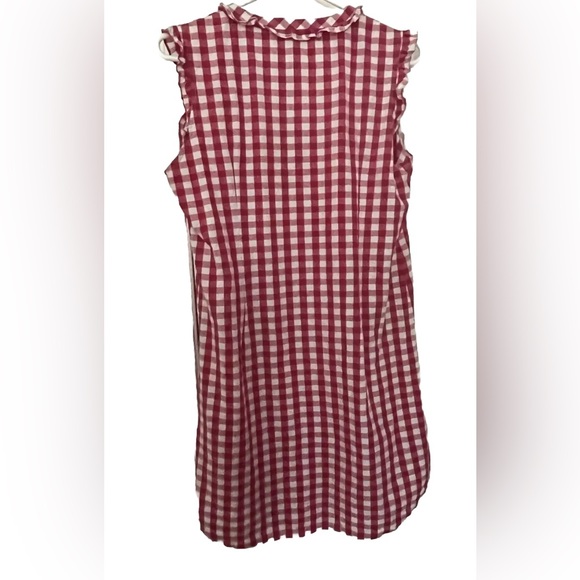 Kayce Hughes gingham /check Willa button front shirt dress - Picture 3 of 10